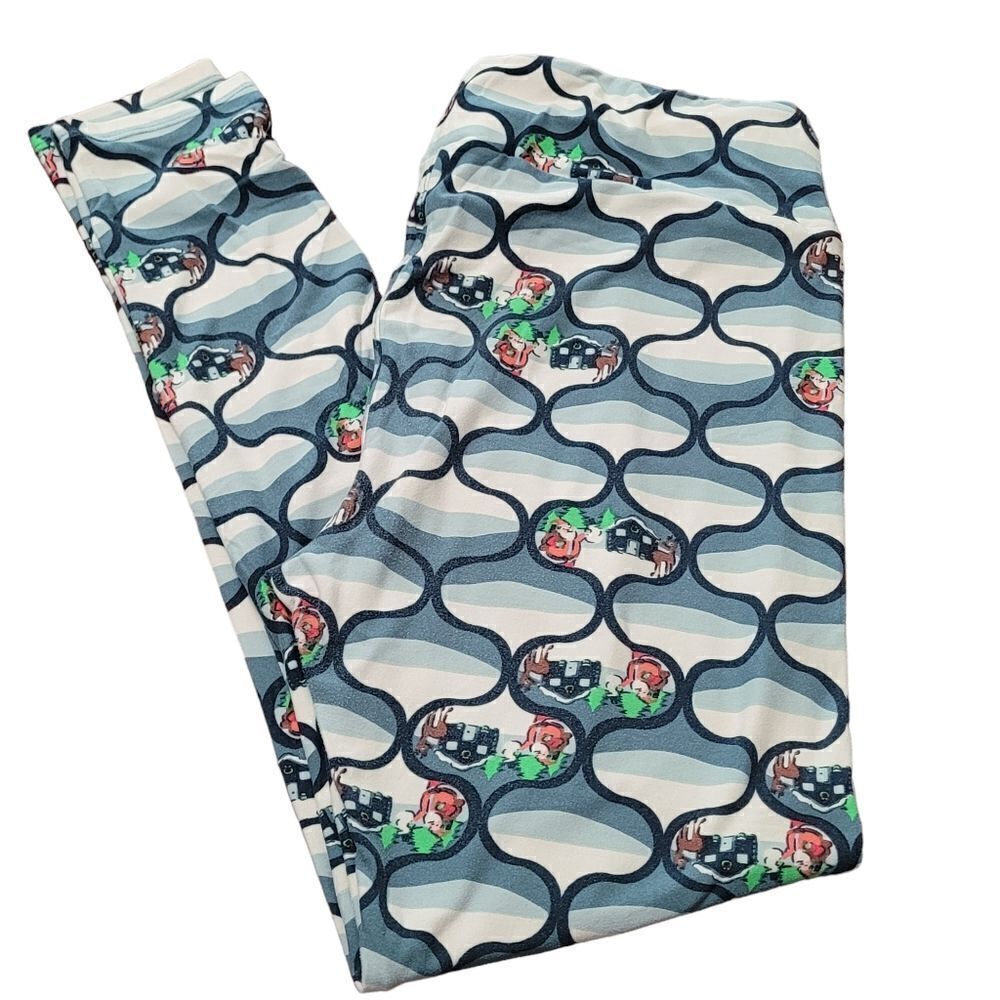 Lularoe Christmas village leggings